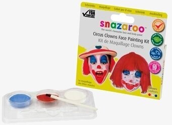 Circus Clowns Face Painting Kit från Snazaroo för ansikten