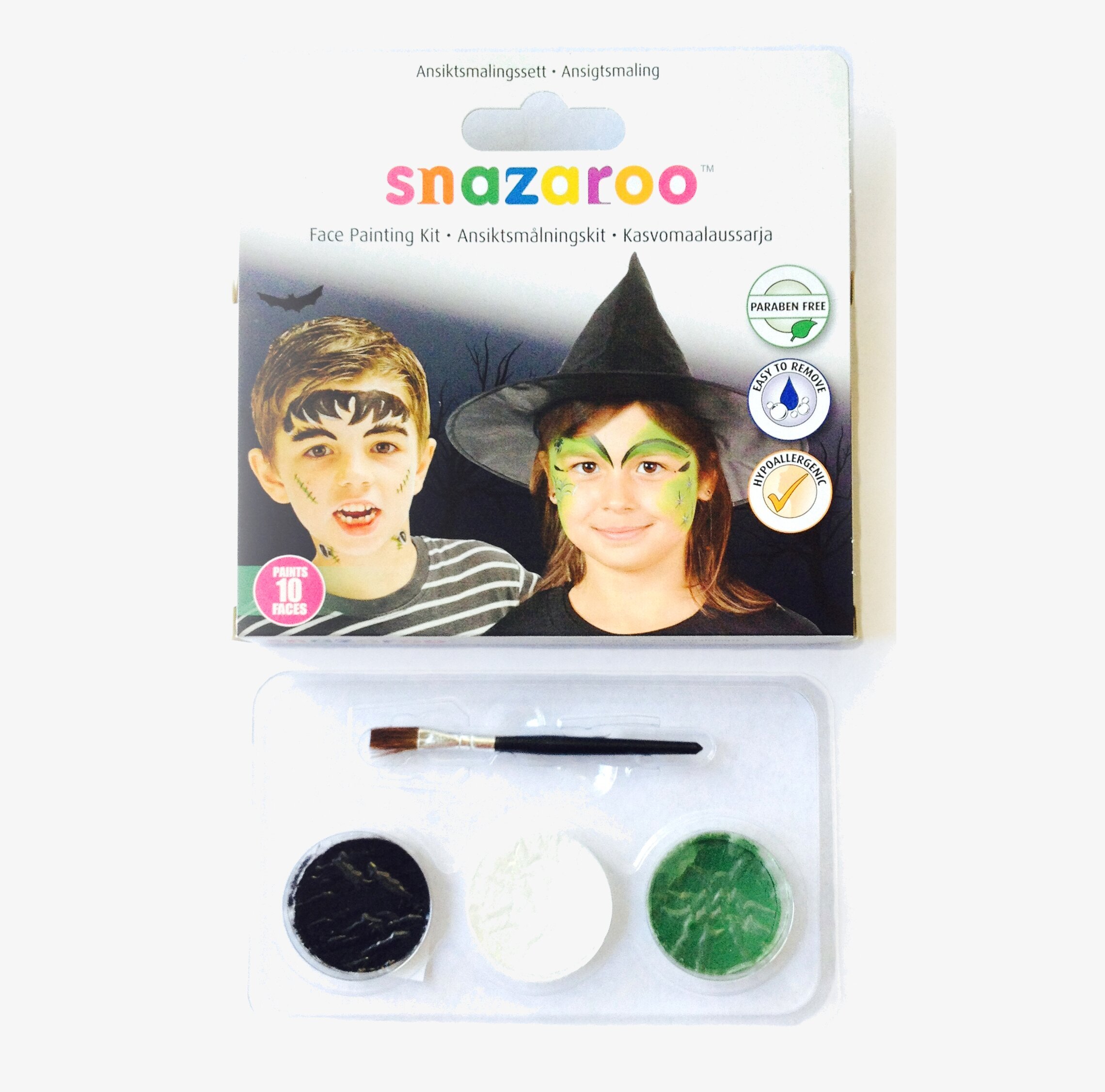 Wicked Witch Theme Face Painting Kit från Snazaroo för barn