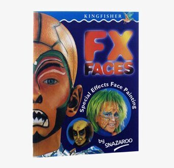 Bok/Guide FX Faces - Guide till läskiga motiv från Snazaroo