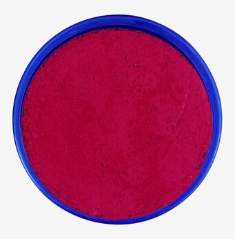 Ansiktsfärg Röd 30ml från Snazaroo i en rund plastbehållare