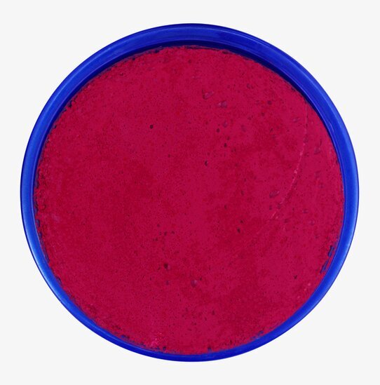 Ansiktsfärg Röd 30ml från Snazaroo i en rund plastbehållare