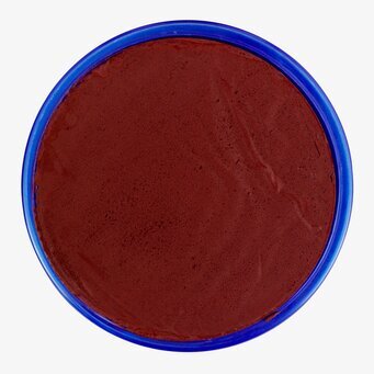 Ansiktsfärg Mörkbrun 18ml från Snazaroo i blå behållare