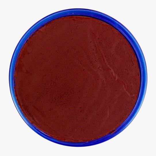 Ansiktsfärg Mörkbrun 18ml från Snazaroo i blå behållare