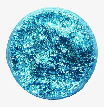 Snazaroo Glittergel Sky Blue i genomskinlig plastbehållare