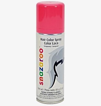 Sprayfärg Hår Rosa från Snazaroo i cylinderformad burk