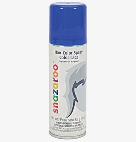 Color Hairspray Blue från Snazaroo i en kompakt sprayflaska