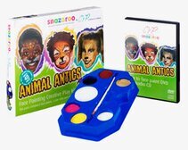 Paint & DVD Kit (Animals) från Snazaroo med ansiktsfärger