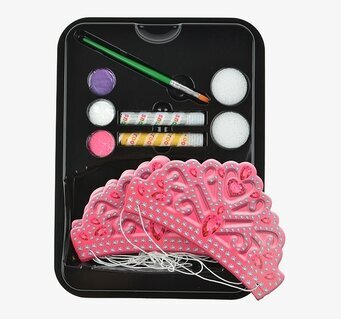 Prinsessa Kalas-kit från Snazaroo i svart plastbehållare