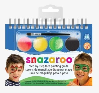 Monster & Hjältar ansiktsmålarsats från Snazaroo med barn