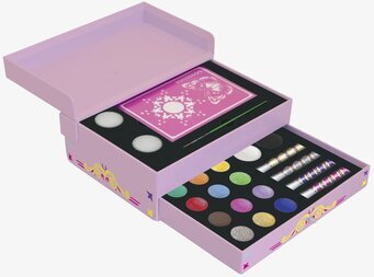 Ansiktsfärg Prinsessbox från Snazaroo med färger och verktyg