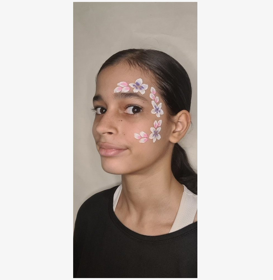 Snazaroo Split Cake - Lila, Rosa & Vit ansiktsmålning