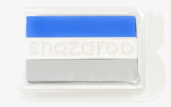 Split Cake - Blå, Vit & Grå från Snazaroo i plastförpackning