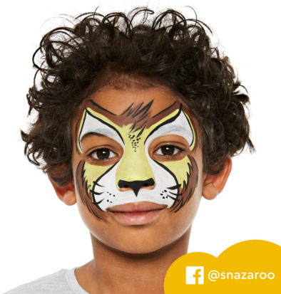 Ansiktsfärg Animal World Face Paint Kit från Snazaroo