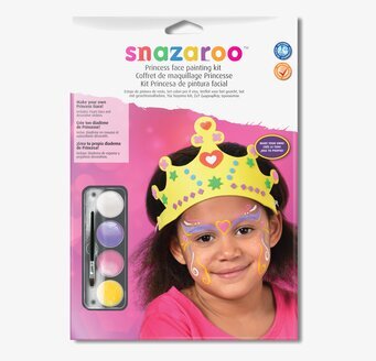 Ansiktsfärg Tiara Rollspel från Snazaroo med leende barn