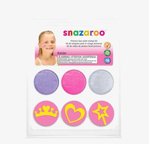 Stamp Kit Prinsessa från Snazaroo för ansiktsmålning