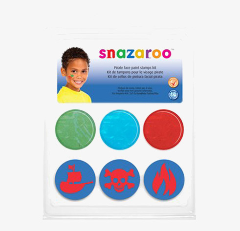 Stamp Kit Pirat från Snazaroo, ansiktsfärg-kit för barn