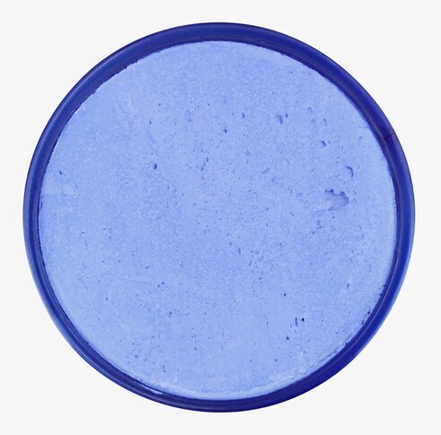 Ansiktsfärg Ljusblå 18ml från Snazaroo i genomskinlig burk