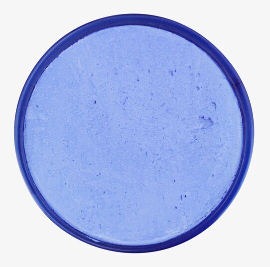 Ansiktsfärg Ljusblå 18ml från Snazaroo i genomskinlig burk