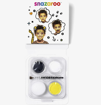 Bild av ansiktsmålning set med tiger tema för barn