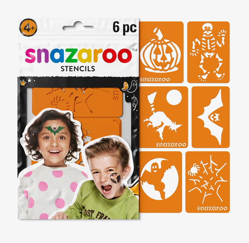 Schabloner Halloween Snazaroo Mallar/Schabloner för ansiktsfärg