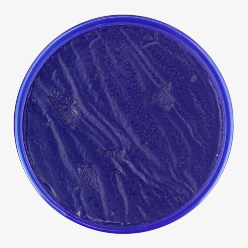 Mörkblå 18 ml ansiktsfärg från Snazaroo i rund burk