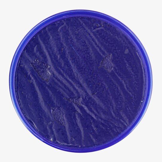 Mörkblå 18 ml ansiktsfärg från Snazaroo i rund burk