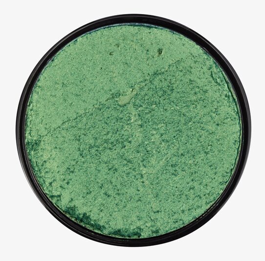 Ansiktsfärg Metallic Grön 18ml från Snazaroo i rund behållare