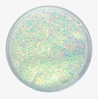 Snazaroo Glittergel Gold Dust i genomskinlig plastbehållare