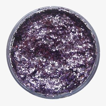Glittergel Lavendel från Snazaroo i en praktisk burk