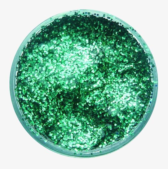 Glittergel Turquoise-green från Snazaroo i genomskinlig burk