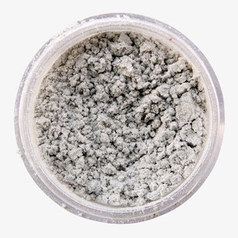 Skimrande Pulver Silver 12 ml från Snazaroo i plastburk