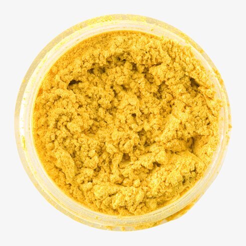 Skimrande Pulver Gul 12 ml från Snazaroo i plastburk