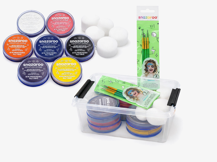 Ansiktsfärg Paket 3 Snazaroo -