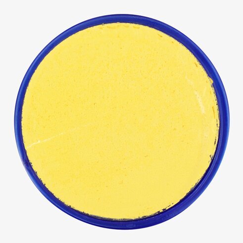 Snazaroo Ansiktsfärg Gul 30ml i en blå plastburk