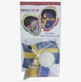 Supporterkit - Svenska landslaget från Snazaroo i förpackning