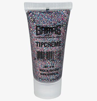 Tipcréme Glitter 081 Multicolor från Grimas i genomskinlig tub