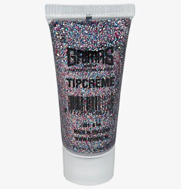 Tipcréme Glitter 081 Multicolor från Grimas i genomskinlig tub